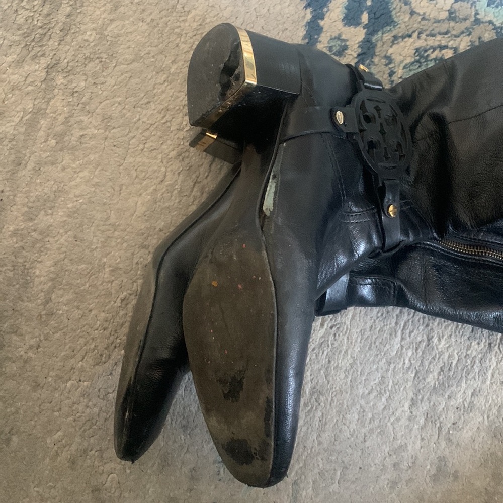 Tory Burch leather boots - Picture 4 of 4